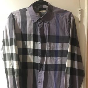 Burberry mens button up. Size XL. No tags.